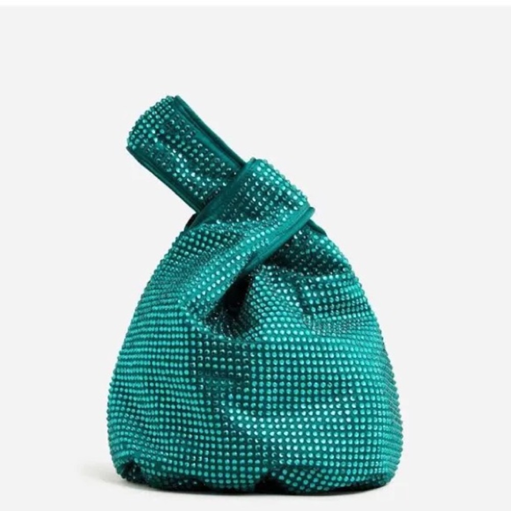 J. Crew Emerald Green Santorini Bag